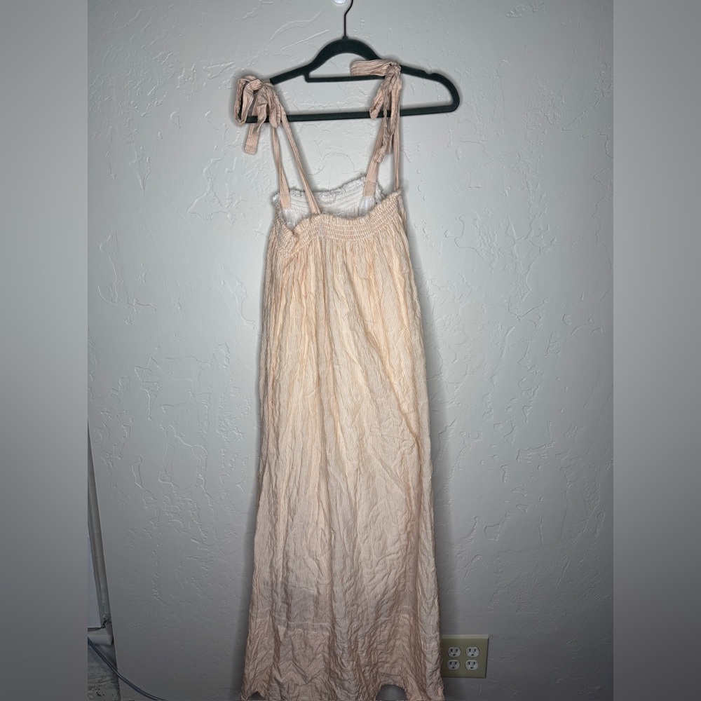 loup charmant Elegant Cream Maxi beach dress